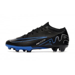 Nike Air Zoom Mercurial Vapor 15 Elite FG - Black/Chrome/Hyper Royal