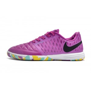 Nike Lunar Gato II IC Indoor Cleats - Vivid Purple/White/Black
