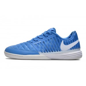 Nike Lunar Gato II IC Indoor Soccer Cleats - University Blue/White