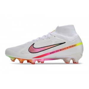 Nike Marcus Rashford Air Zoom Mercurial Superfly Elite AG Artificial Grass - White/Multicolor