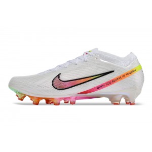  Nike Marcus Rashford Air Zoom Mercurial Vaoir 15 Elite AG Cleats - White/Black