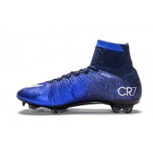 Nike Mercurial Superfly IV CR7 Chapter 2 Natural Diamond FG - Royal Blue/Black/Metallic Silver