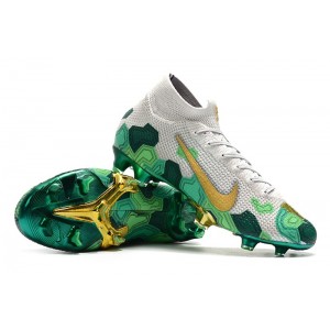 Nike Mercurial Superfly VII Elite FG Mbappe x Bondy Dreams - Grey / Gold / Green