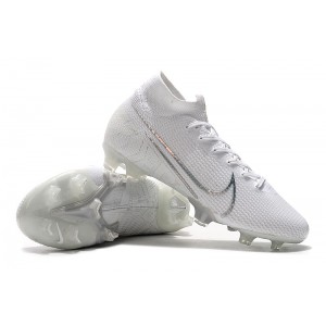 Nike Mercurial Superfly VII Elite FG Nuovo White - White/Metallic Silver