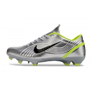 Nike Mercurial Vapor 1 RGN FG Soccer Cleats - Metallic Silver/Volt