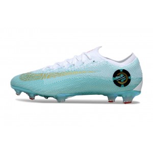 Nike Mercurial Vapor 12 CR7 Chapter 6 Elite FG - Light Green/ White/Gold