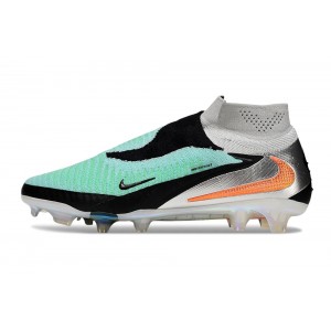 Nike Phantom 6 Elite High DF FG - Chrome/Black/Metallic Silver