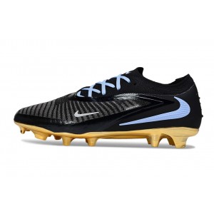 Nike Phantom 6 Elite Low FG By You - Black/Metallic Gold