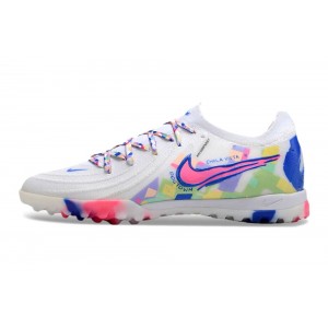 Nike Phantom GX 2 Elite Low Top TF So Cal Disruption - White/Racer Blue/Pink