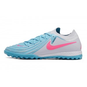Nike Phantom GX 2 Elite TF Turf Euro - White/Blue/Pink
