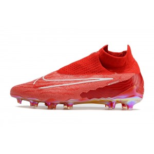 Nike Phantom GX Elite DF FG - Red/White