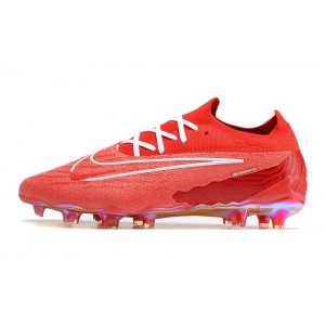Nike Phantom GX Elite Firm Ground Cleats - Red/White