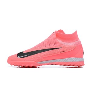 Nike Phantom GX Elite High-Top TF Soccer Cleats - Pink/Black
