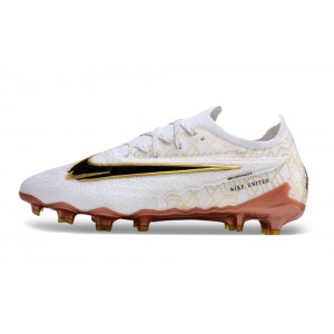 Nike Phantom GX Elite Low-cut FG United Golden Pack - White/Metallic Gold/Black