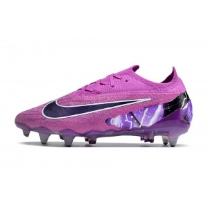 Nike Phantom GX Elite Low-Top SG-PRO Anti Clog Thunder Pack - Purple/White/Black