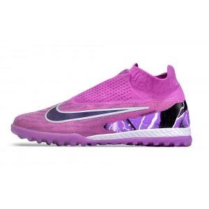 Nike Phantom GX Thunder DF TF Turf  Soccer Cleats - Fuchsia Dream/Barely Grape