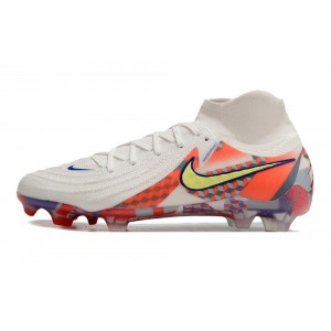 Nike Phantom Luna 2 Elite SE FG Barna - Phantom White/Lt Zitron