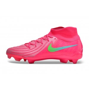 Nike Phantom Luna 2 High-Top Elite FG Soccer Cleats - Hyper Pink/Green