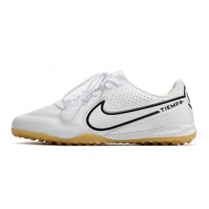 Nike React Tiempo Legend 9 Pro TF - White/Blackened Blue/Brown