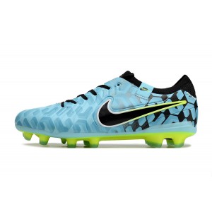 Nike Tiempo Legend 10 Elite FG - Ice Blue/Black/Volt
