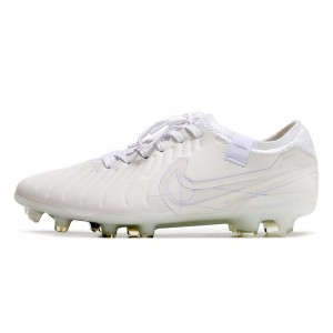Nike Tiempo Legend 10 Elite FG Whiteout Prototype - All White