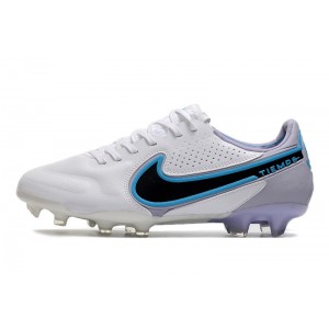 Nike Tiempo Legend 9 Elite FG - White/Black/Blue