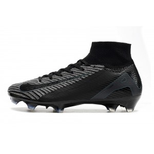 Nike Zoom Mercurial Superfly 10 Elite FG Shadow Blackout - Black/Grey