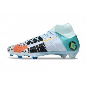  Nike Zoom Mercurial Superfly 10 What The CR7 Elite FG - Blue/Multicolor 