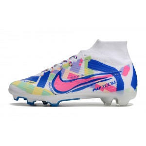 Nike Zoom Mercurial Superfly 9 Elite FG So Cal Disruption - Sail/Racer Blue