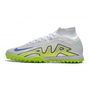 Nike Zoom Mercurial Superfly 9 Elite TF Turf - White/Green/Volt