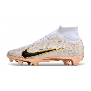 Nike Zoom Mercurial Superfly 9 United Golden Pack Elite FG - White/Gold/Black