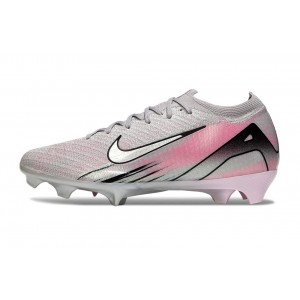 Nike Zoom Mercurial Vapor 16 Elite FG Cleats - Silver/Pink 