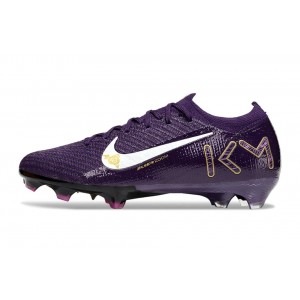 Nike Zoom Mercurial Vapor 16 Mbappe KM Elite FG - Grand Purple/Gold