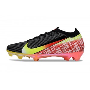 Nike Zoom Mercurial Vapor 16 Vini Jr. Elite FG Soccer Cleats - Black/Dynamic Yellow