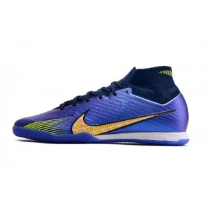 Nike Air Zoom Mercurial Superfly 9 Elite IC - Blue/Navy