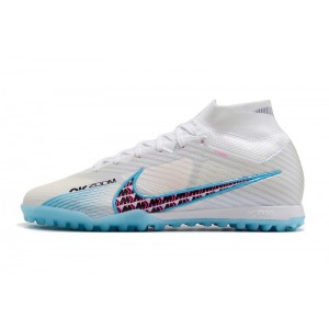 Nike Air Zoom Mercurial Superfly 9 Elite Turf Blast - White/Baltic Blue/Pink Blast
