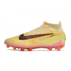 Nike GripKnit Phantom GX Elite DF AG-Pro Blaze - Citron Tint/Burgundy Crush