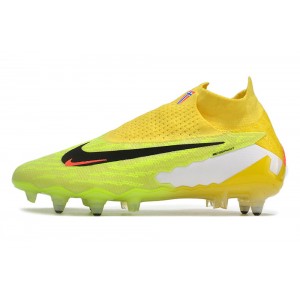 Nike GripKnit Phantom GX Erling Haaland Elite DF SG-PRO Anti Clog - Yellow/Black