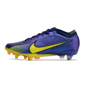 Nike Men's Zoom Mercurial Vapor 15 Elite SG-PRO Anti-Clog - Blue/Yellow