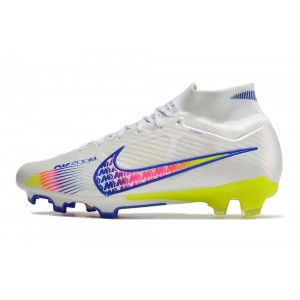 Nike Air Zoom Mercurial Superfly 9 Elite FG 'Rainbow' - White/Multicolor