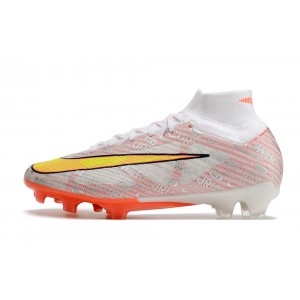 Nike Zoom Mercurial Superfly 9 Elite XXV FG - White/Orange/Red