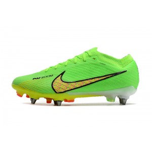 Nike Air Zoom Mercurial Vapor 15 Elite SG-Pro Player Editoin - Green/Yellow/Pink
