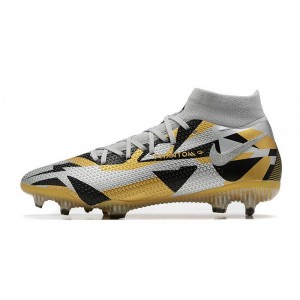 Nike Phantom GT 2 Elite DF Dynamic Fit FG - Grey/Gold/Black