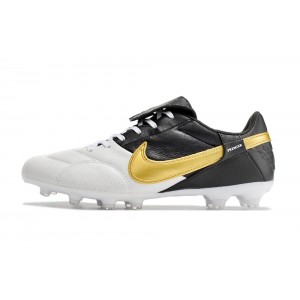 Nike Premier III FG - White/Black/Gold