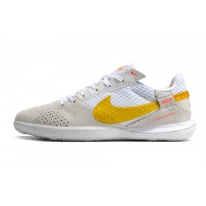 Nike Sao Paulo Streetgato IC Soccer Shoes - Summit White/Gold