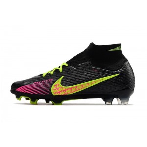 Nike Air Zoom Mercurial Superfly 9 Elite FG - Black/Pink/Yellow