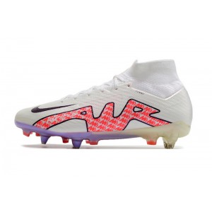 Nike Air Zoom Mercurial Superfly 9 Elite SG Anti Clog Disruption - White/Off Noir