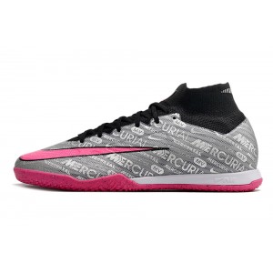 Nike Zoom Mercurial Superfly 9 IC Indoor XXV - Metallic Silver/Hyper Pink/Black