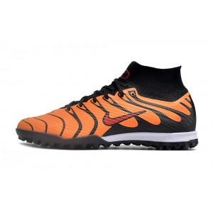 Nike Zoom Mercurial Superfly 9 Air Max Elite TF Turf - Orange/Black