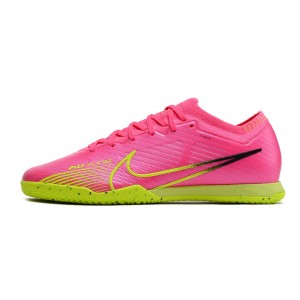 Nike Zoom Mercurial Vapor 15 IC Indoor Soccer Cleats - Volt/Pink